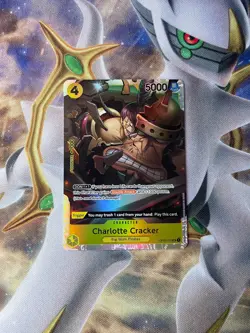 One Piece TCG Charlotte Cracker OP03-108 Pillars Of Strength Super Rare NM - Image 1