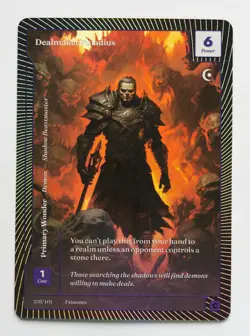 Wonders Of The First Existence - Dealmaker Paladius - Common Foil #326 - Image 1