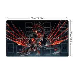 New Playmat Red-Eyes Darkness Dragon CCG TCG Trading Card Game Zd014-322-a - Image 5