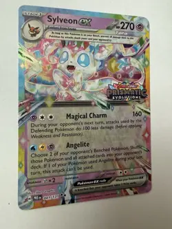Pokemon Sylveon ex 041/131 Double Rare Holo Stamped Prismatic Evolutions NM - Image 2