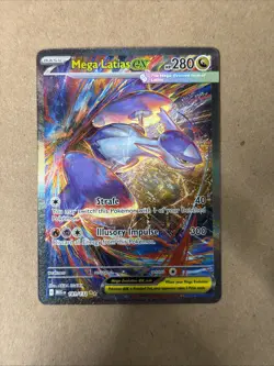Pokemon Mega Latias EX 181/132: Mega Evolution Special Illustration Rare Holo - Image 1