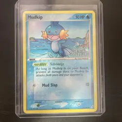 Pokemon TCG Mudkip 50 HP Common EX Crystal Guardians 57/100 Reverse Holo English - Image 1