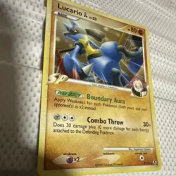 The Pokemon Company Lucario GL 8/111 Rising Rivals Holo Rare 2009 80 HP SP - Image 1