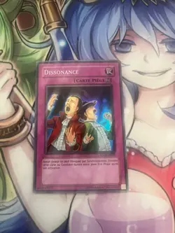 DISCORD FRENCH SUPER RARE ANPR-EN068 FR068 LIGHT PLAY YUGIOH - Image 1