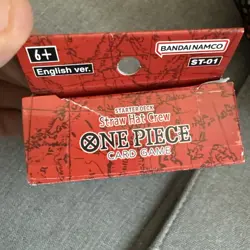 (No Cards Empty Box) One Piece TCG - Super Pre Release Deck Straw Hat Crew Box - Image 5