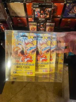 Lot of 8 One Piece OP15-EB04 Adventure on Kami’s Island Sleeved Booster Packs - Image 1