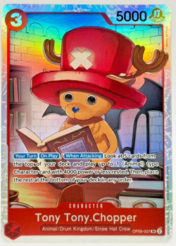 Tony Tony. Chopper OP08-007 Two Legends Foil One Piece English SR - Image 1