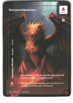 Wonders of the First-Wartamed Manticore -309/401-Formless Foil-Uncommon - Image 1
