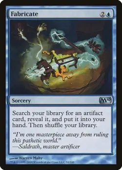 Fabricate x1 Magic 2010 MTG Magic the Gathering Blue Sorcery Card - Image 1