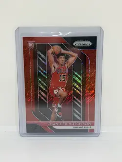 2018-19 Panini Prizm - #70 Chandler Hutchison Red Shimmer /7 RC (Color Match) - Image 1
