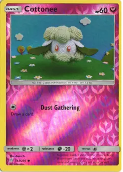 Cottonee Reverse Holo #143/236 - SM - Unified Minds - NM - Image 1