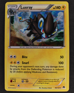 Luxray 46/122 - Pokemon Card TCG - Cracked Ice Holo - LP - Image 1