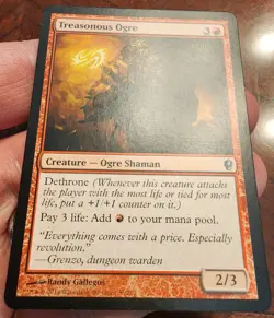MTG Treasonous Ogre Conspiracy Card 36/210 *Regular* Uncommon Lightly Played - Image 3