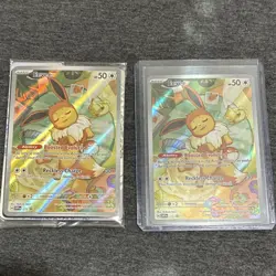 Pokemon Eevee Holo Basic Cards SVP 173 English 2025 Lot of 2 - Image 1