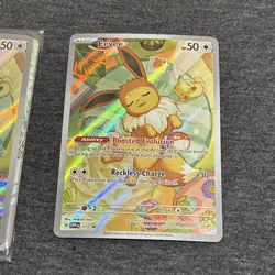 Pokemon Eevee Holo Basic Cards SVP 173 English 2025 Lot of 2 - Image 2