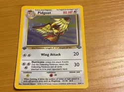 NEW 1999 POKEMON FIRST EDITION JUNGLE CARD "PIDGEOT" 8 of 64 - Image 1