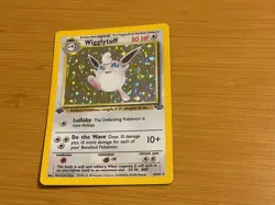 NEW 1999 POKEMON FIRST EDITION JUNGLE CARD "WIGGLYTUFF" 16 of 64 - Image 1
