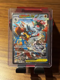 Mega Lucario ex Pokemon Card (Mega Evolution 179/132) SIR MINT - Image 1