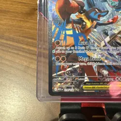 Mega Lucario ex Pokemon Card (Mega Evolution 179/132) SIR MINT - Image 3