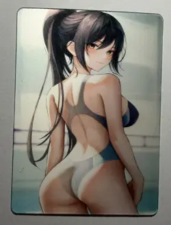 SEXY HEROINE WAIFU Sakuya Shirase IDOLMASTER ACG LENTICULAR HOLO CARD NM - Image 2