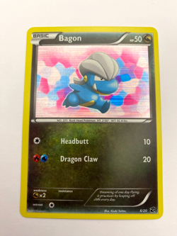 Pokemon Card - Holo Bagon 6/20 B&W Dragon Vault *EX* - Image 1