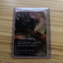 RiftBound Origins Sett Brawler TCG 164a/298 Foil Sett Card League Of Legends - Image 1