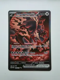 Bloodmoon Ursaluna ex 168/131 Sv: Prismatic Evolutions Holo SIR NM Excellent - Image 1