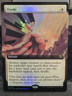 Erode - 310 - MTG: Secrets of Strixhaven - Extended Art - Rare - FOIL - Image 1