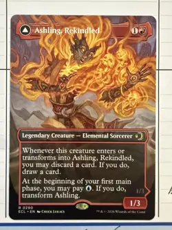 MTG - Ashling, Rekindled / Ashling, Rimebound - BORDERLESS - ECL #290 - Rare - Image 1