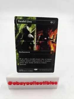 Parallel Lives - Anime Borderless - NM MTG Misprint DARK PRINT - Image 1