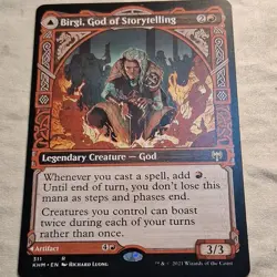 Birgi, God of Storytelling x 1 - MTG - NM+ - KHM 311 - Showcase - Rare God - - Image 1