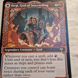 Birgi, God of Storytelling x 1 - MTG - NM+ - KHM 311 - Showcase - Rare God - - Image 3