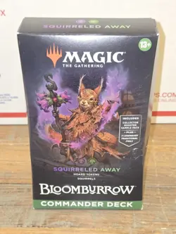 New & Sealed! Magic the Gathering Squirreled Away Bloomburrow Commander Deck Box - Image 1
