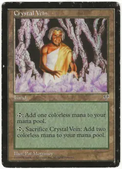 MTG Crystal Vein Mirage Uncommon MP - Image 1