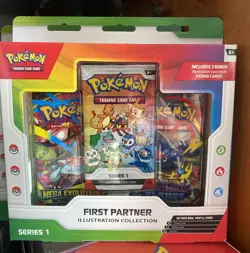 Pokemon TCG First Partner Illustration Collection Box Series 1 (LOT OF 5 SEALED) - Image 2