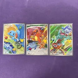 Pokemon TCG First Partner Illustration Collection Series 1 Kanto GEN 1 Starters - Image 1