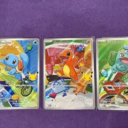 Pokemon TCG First Partner Illustration Collection Series 1 Kanto GEN 1 Starters - Image 3