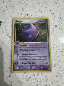 Pokemon Card - Gengar - Holo Rare (5/92) ex Legend Maker *Damaged* - Image 2