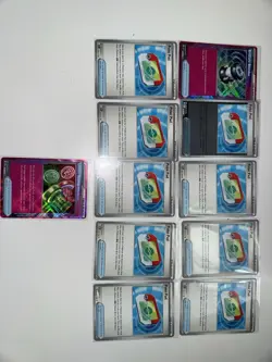Pokemon TCG Trainer Lot Unfair Stamp & Poke Pad - Image 1