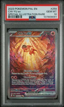 POKEMON TCG: PALDEA EVOLVED SPECIAL ILLUSTRATION RARE CHI-YU EX PSA 10 - Image 1