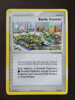Pokemon Battle Frontier 75/106 Ex Emerald Reverse Holo Rare Stamped - Image 1
