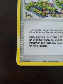 Pokemon Battle Frontier 75/106 Ex Emerald Reverse Holo Rare Stamped - Image 5