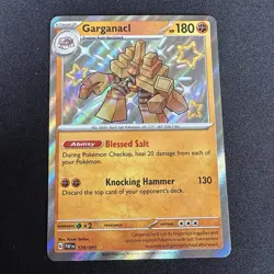 Garganacl 178/091 - Shiny Ultra Rare Paldean Fates Pokemon TCG 2024 - NM - Image 1