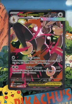 Pokemon TCG Mega Lopunny ex 128/094 ME02: Phantasmal Flames Holo NM/M - Image 1