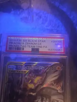 Pokemon Pikachu Zekrom GX SM168 Tag Team Black Star Promo - Image 4