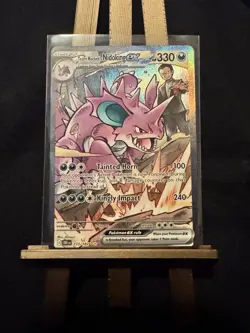 Team Rocket's Nidoking ex - 233/182 SIR - Destined Rivals Pokemon TCG, Near Mint - Image 2