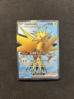 Pokemon TCG Zapdos ex 192/165! NM Condition! See Description! - Image 1