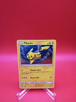 Pikachu 2017 Pokemon SM81 Cosmos Holo Black Star Promo Never Played - Image 1