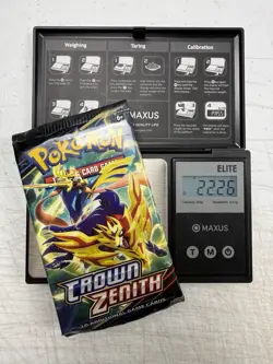 VERY HEAVY! 22.26g Pokemon TCG Crown Zenith Booster Pack | Sealed - Image 1