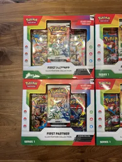 Pokemon TCG First Partner Illustration Collection Series 1 Sealed Lot Of 4 - Image 2